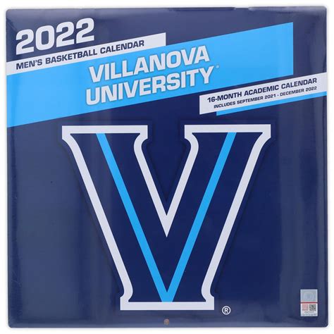 Villanova 2022 Calendar